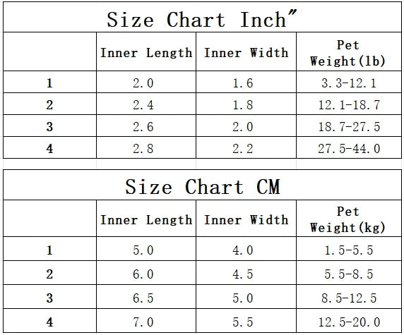 Size Guide