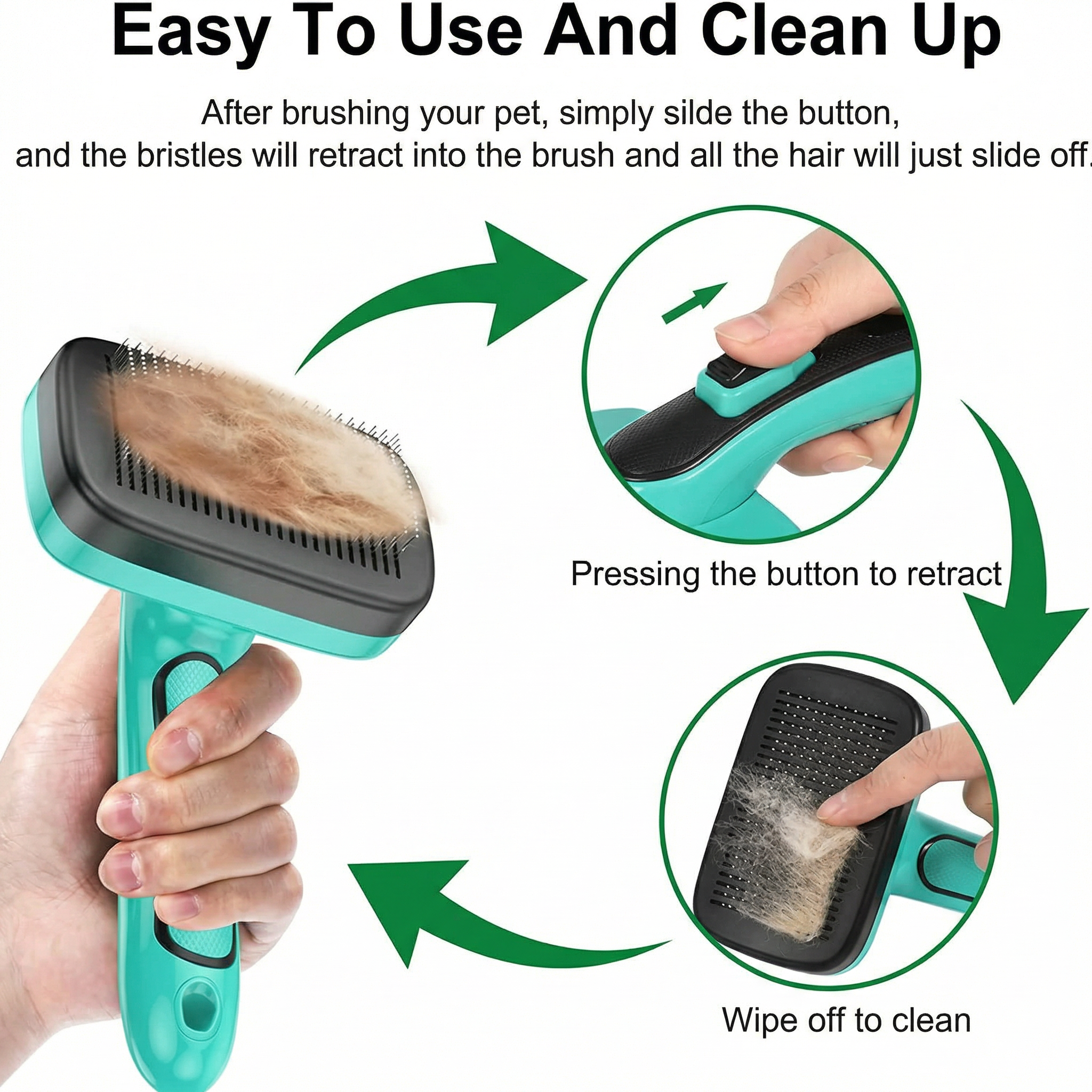 Retractable Grooming Brush