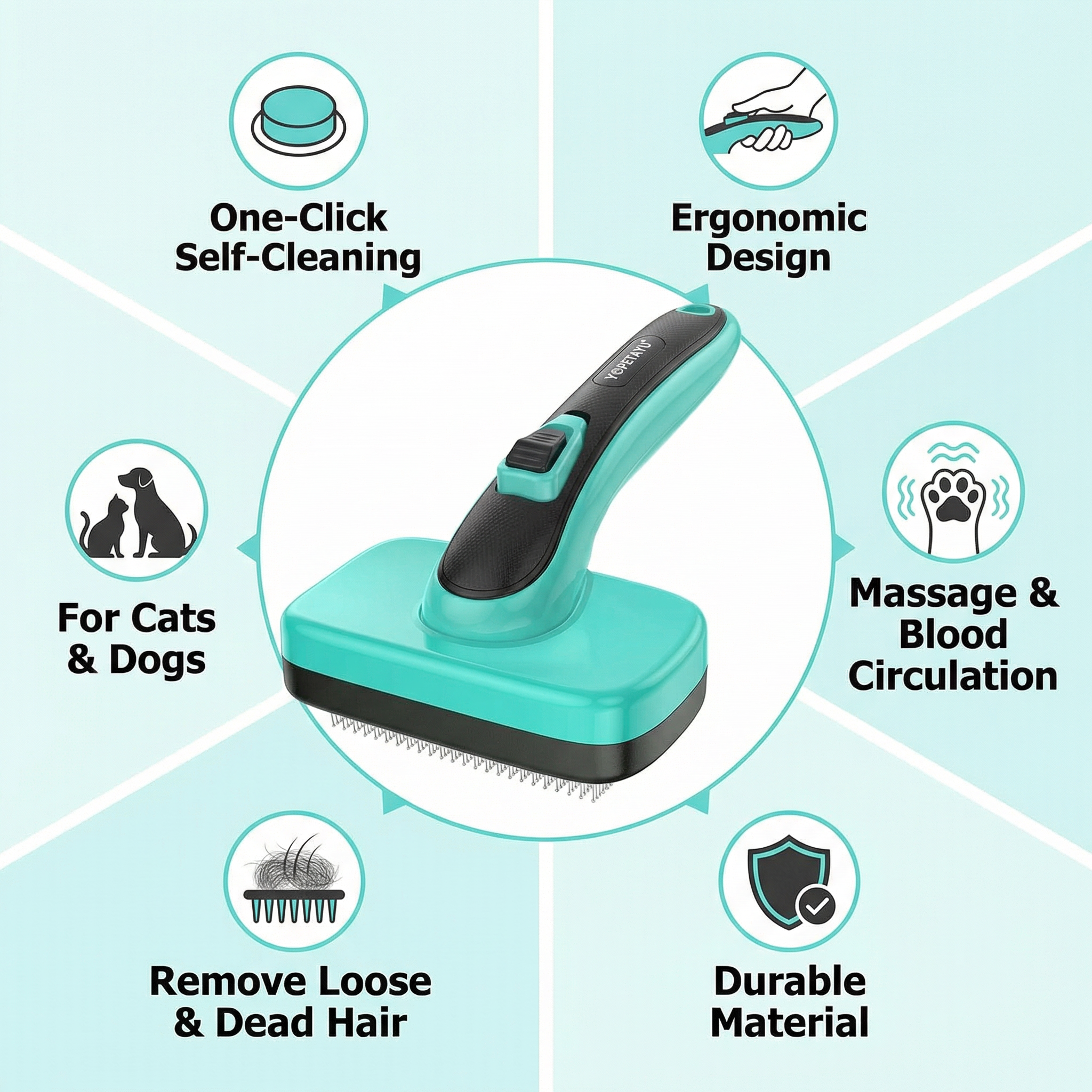 Retractable Grooming Brush