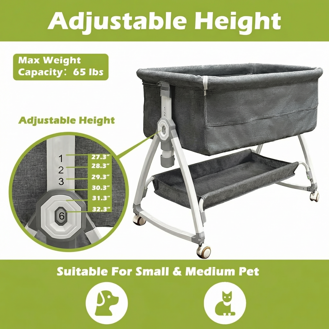 The Premier Bedside Dog Bed