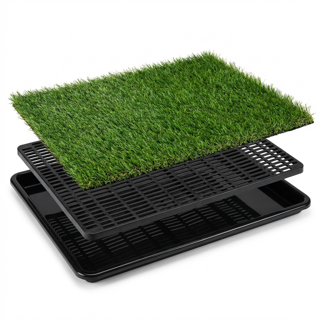 Dog Grass Pad with Tray