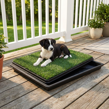 Dog Grass Pad with Tray