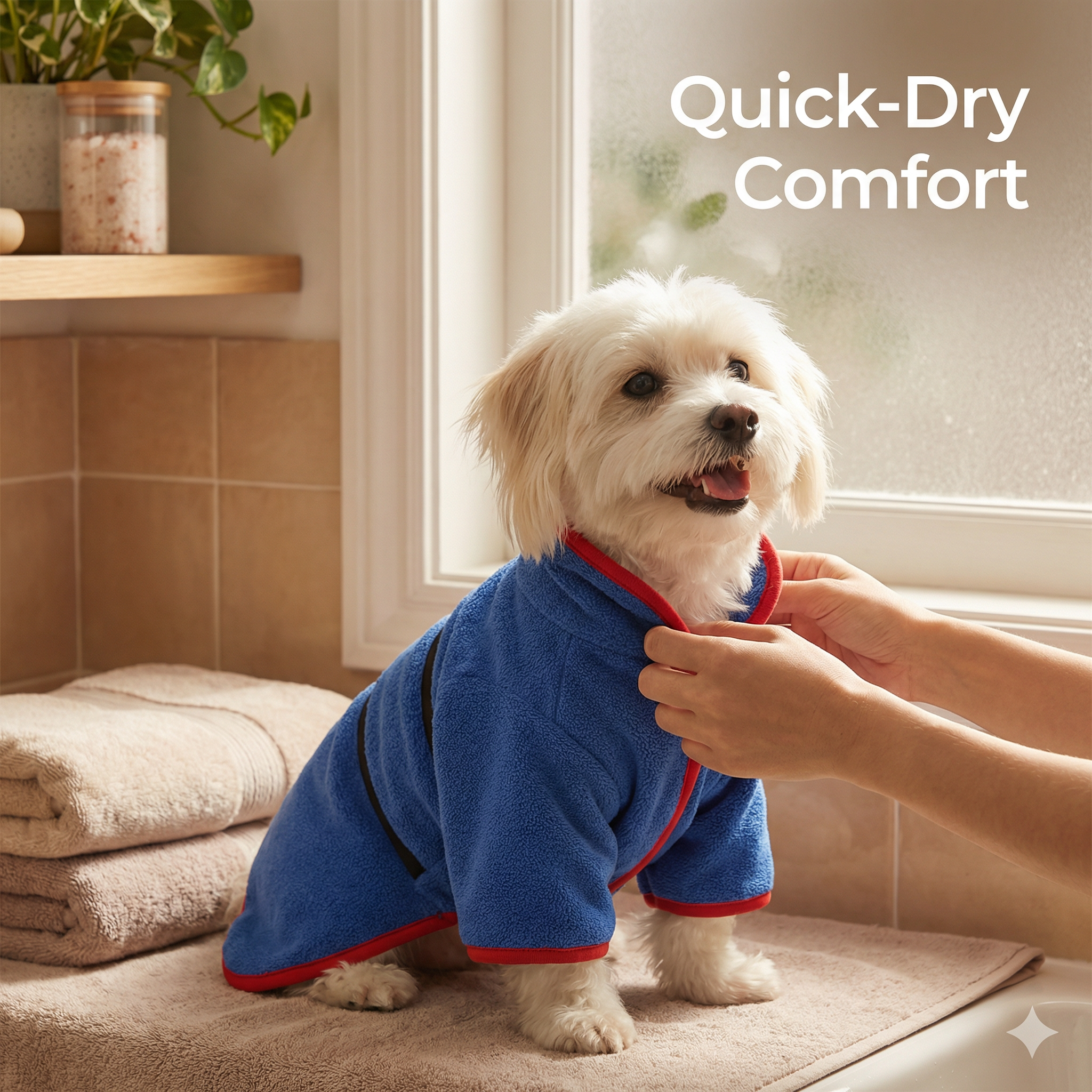 Quick-Dry Pet Bathrobe