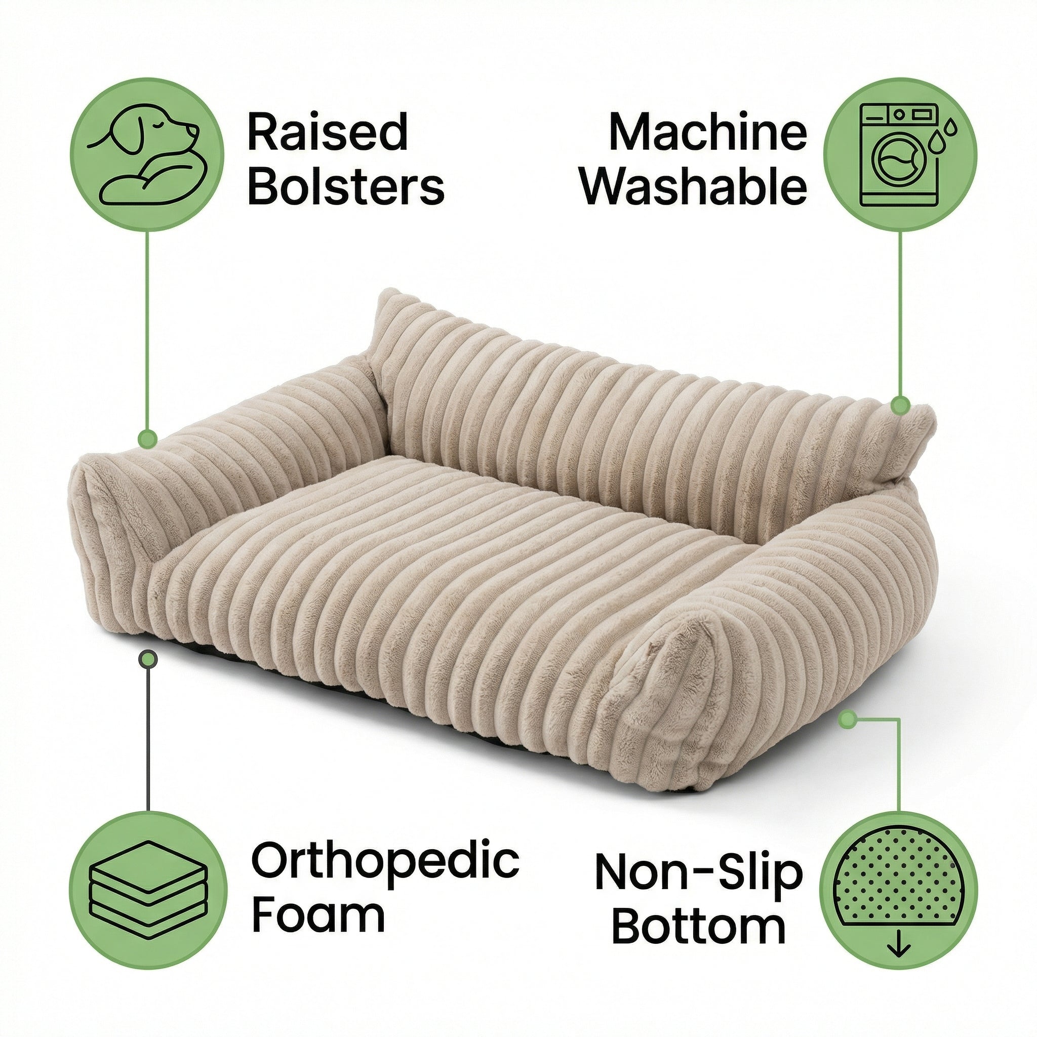 The Premium Ortho-Relief™ Dog Bed: Therapeutic Joint & Calming Support