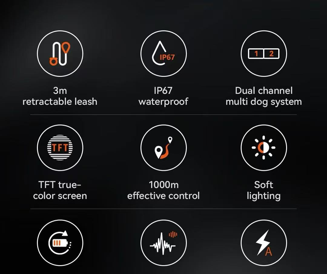 Wireless Training Device + Retractable Leash