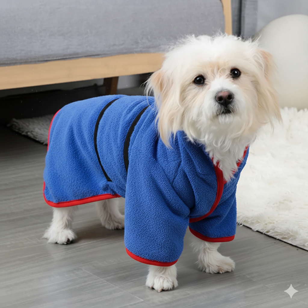 Quick-Dry Pet Bathrobe