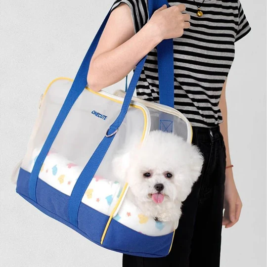 Breathable Pet Carrier Outing Mesh Portable Bag