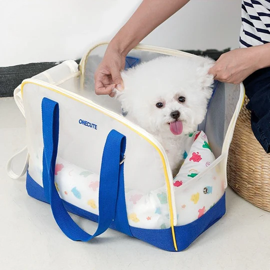 Breathable Pet Carrier Outing Mesh Portable Bag