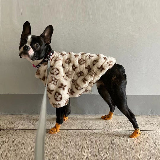 Faux Fur Zip Coat Jacket Dog Clothes Hot Likes