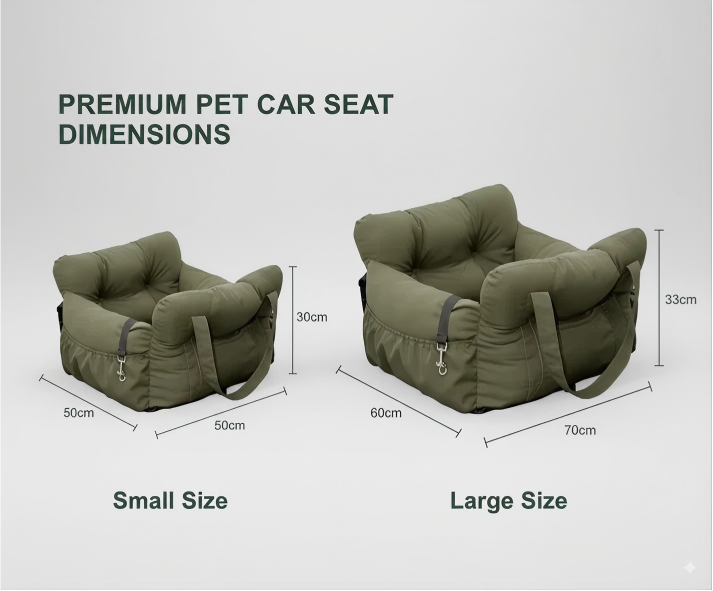 Luxury All-in-One Pet Car Carrier & Couch Bed
